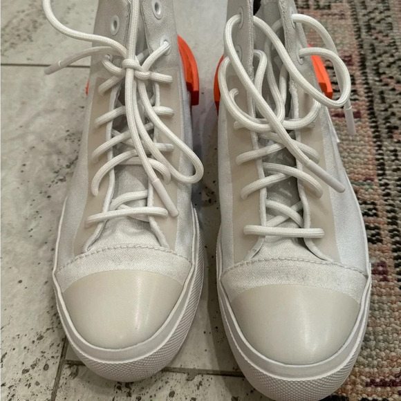 Converse All Star Disrupt CX High Top Sneaker White and Mango - Picture 2 of 10